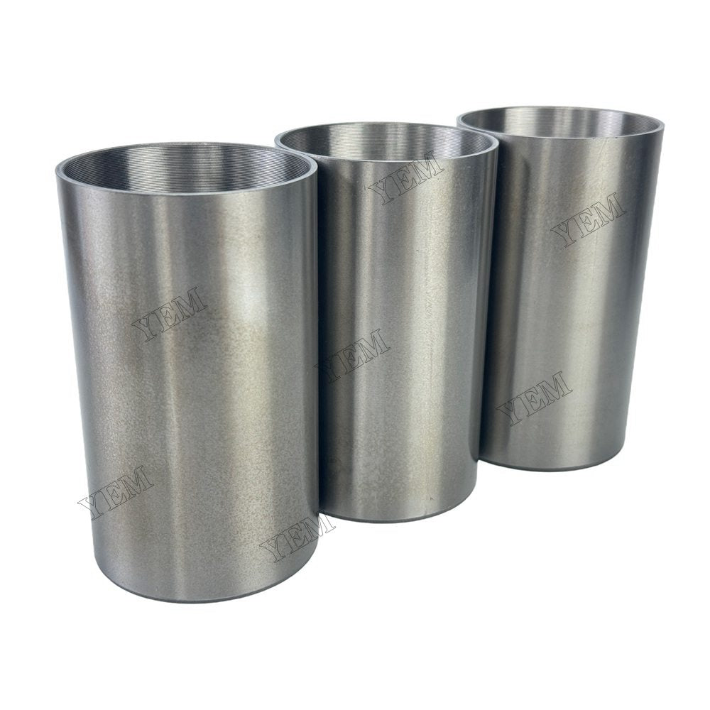 YEM Parts 3PCS For Yanmar Cylinder Liner Sleeve 3TNE74 Engine Spare Parts