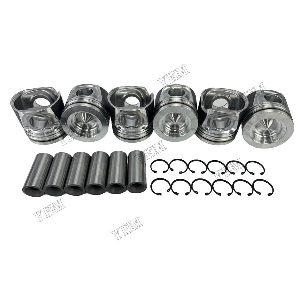 YEM Parts For Komatsu Pistons STD 6D104 Engine Spare Parts