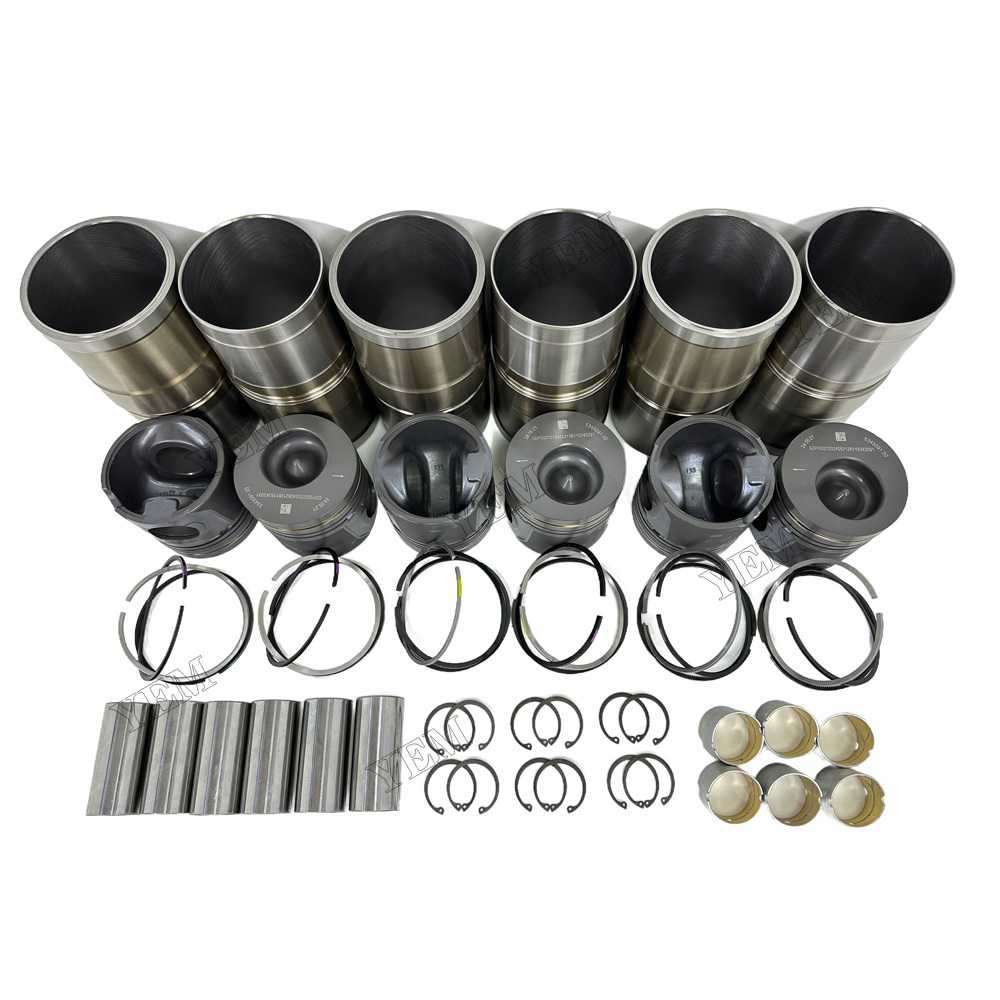 YEM Parts high quality 6LT9.3 Cylinder Liner Kit For Cummins 6LT9.3 Truck Engine