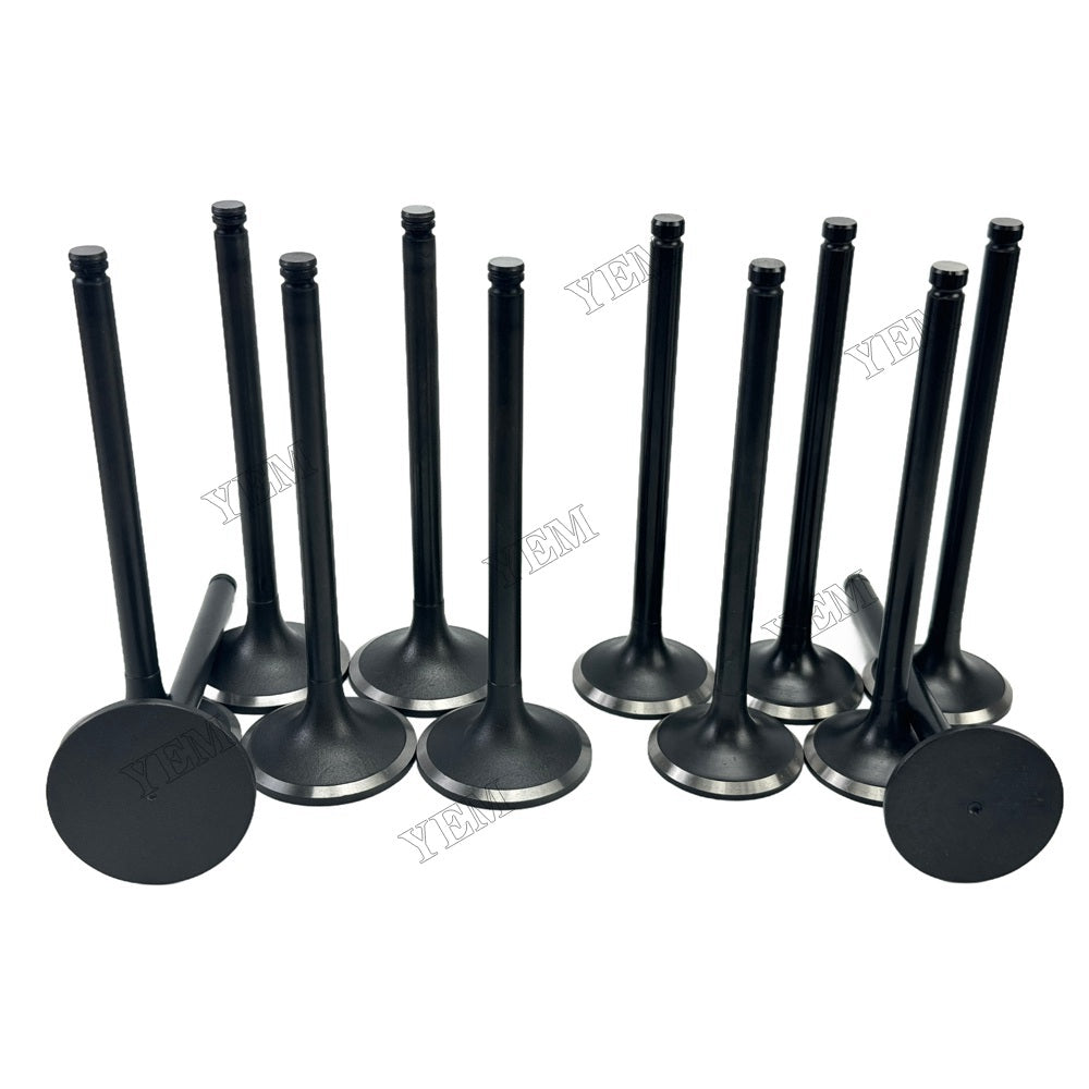 YEM Parts 6PCS3924492 3921444 Intake and exhaust valves For Cummins 6LT9.3 Engine