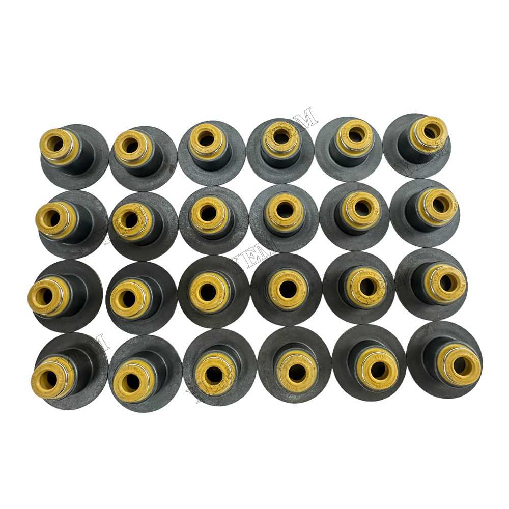 YEM Parts 24 PC For Cummins Valve Oil Seal ISBE6 Engine Spare Parts For Cummins