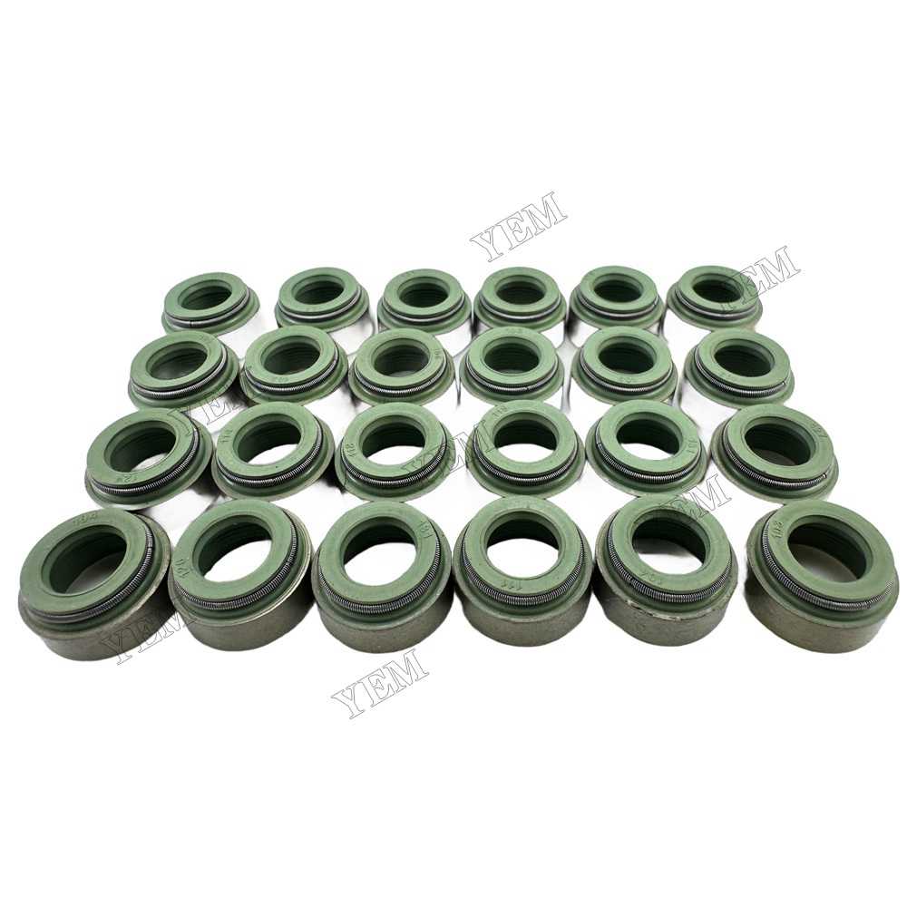 YEM Parts 24 PC For Caterpillar Valve Oil Seal C-9 Engine Spare Parts