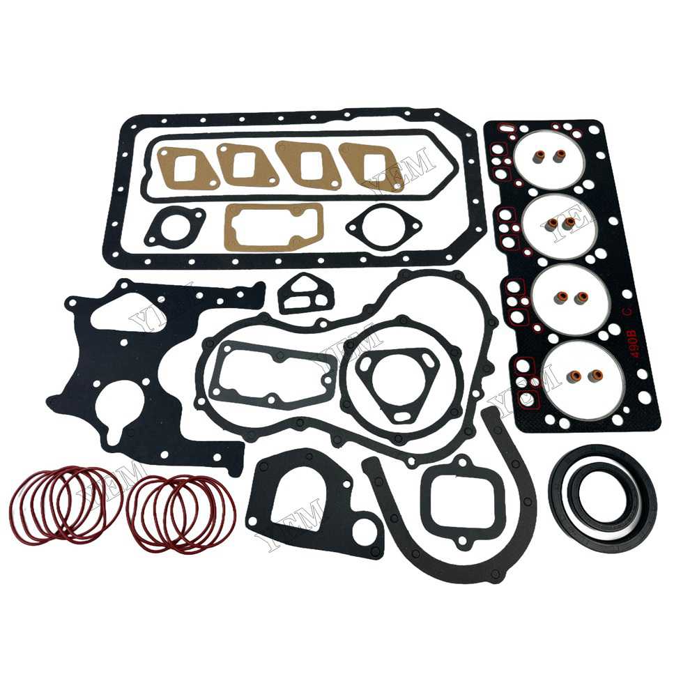 YEM Parts high quality XC490 Full Gasket Kit For Xinchai XC490 Engine