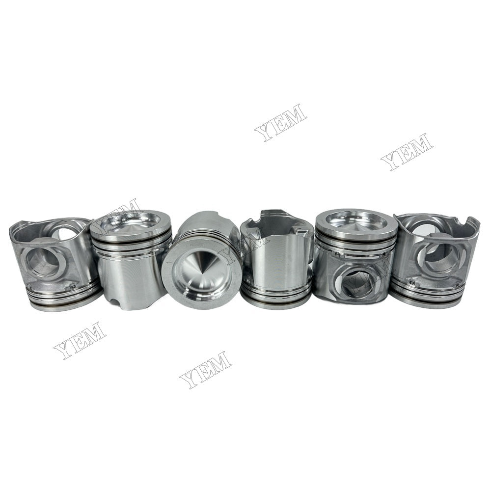 YEM Parts Part Number RE544601+DZ104032+R54114 Pistons STD For John Deere 6068 Engine For John Deere