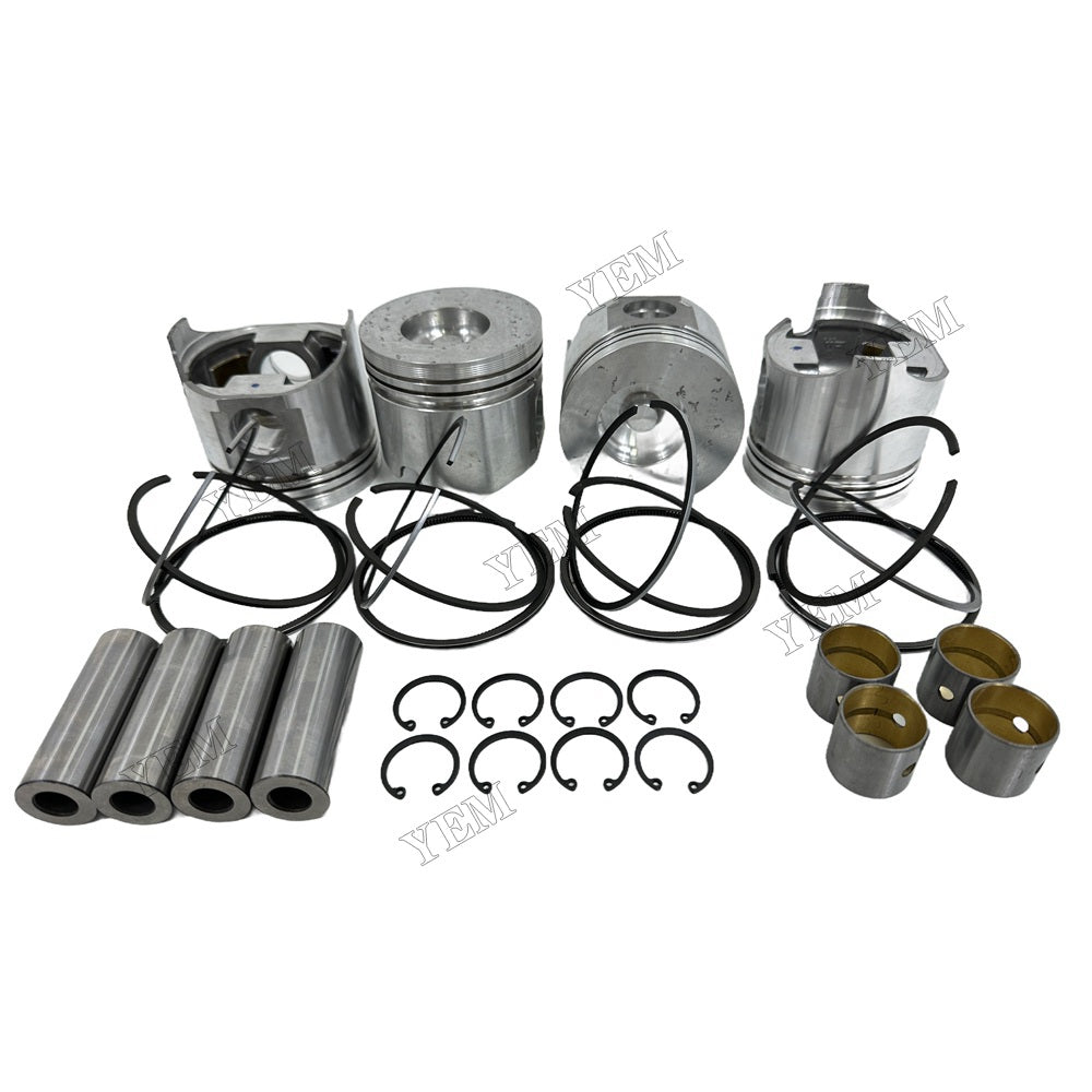 YEM Parts 4PCS For FAWDE Piston and Ring set KD488D Engine Spare Parts For FAWDE