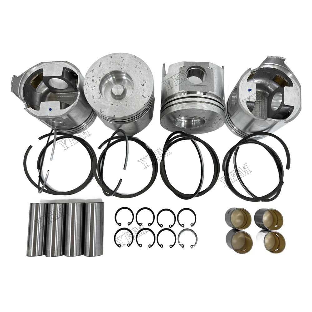 YEM Parts 4PCS For FAWDE Piston and Ring set KD488D Engine Spare Parts For FAWDE
