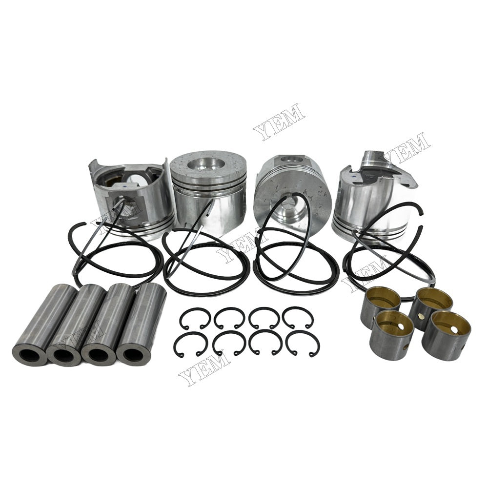 YEM Parts 4PCS For FAWDE Piston and Ring set KD488D Engine Spare Parts For FAWDE