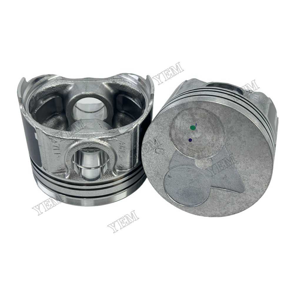 YEM Parts 3PCS Part Number 1J093-21110 Piston + pin clip For Kubota D782 Engine For Kubota