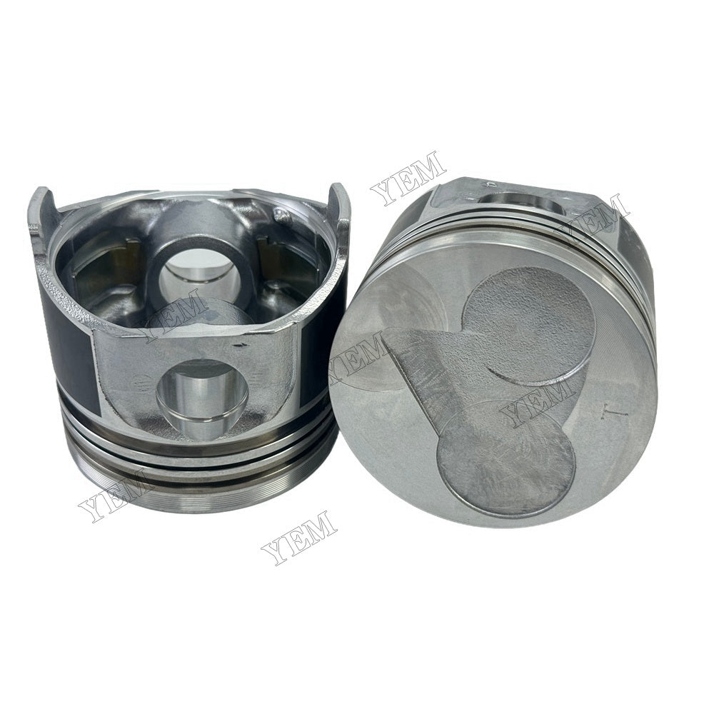 YEM Parts 4PCS Part Number 16292-21115 Piston + pin clip For Kubota V1505 Engine For Kubota