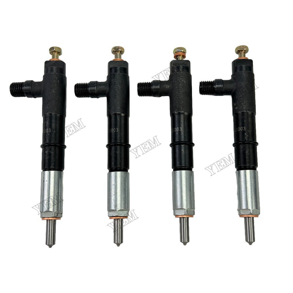 YEM Parts 4PCS Part Number 1G544-53003 669854 Fuel Injector For Kubota V3800 Engine