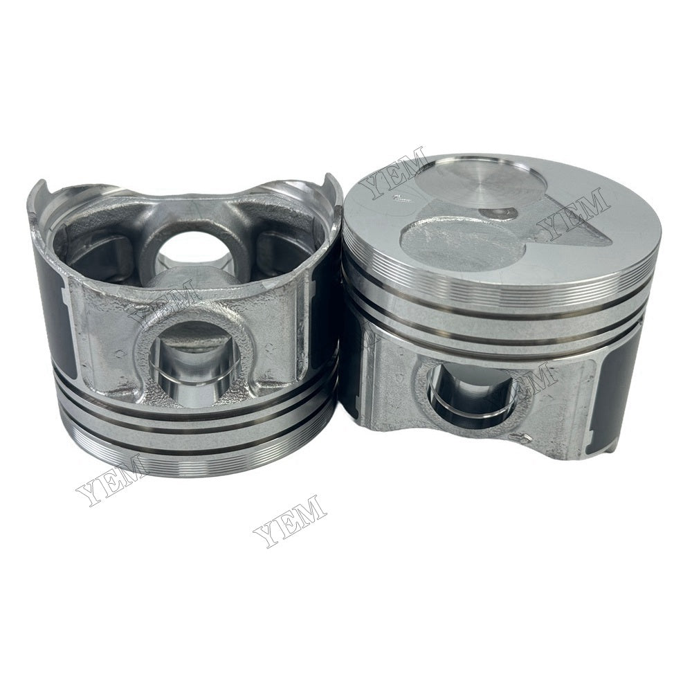 YEM Parts 2PCS Part Number 1J091-21110 Piston + pin clip For Kubota Z602 Engine For Kubota
