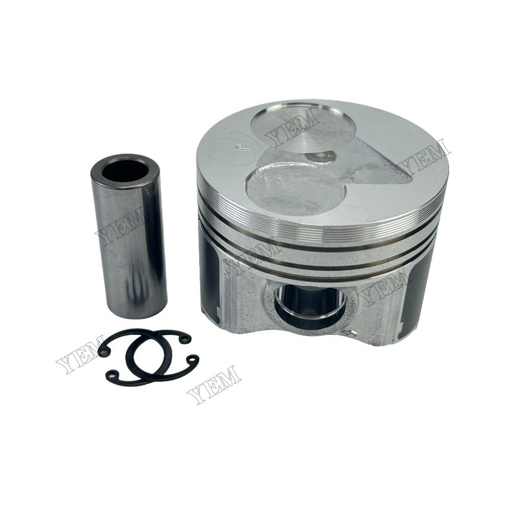 YEM Parts 2PCS Part Number 1J091-21110 Piston + pin clip For Kubota Z602 Engine For Kubota