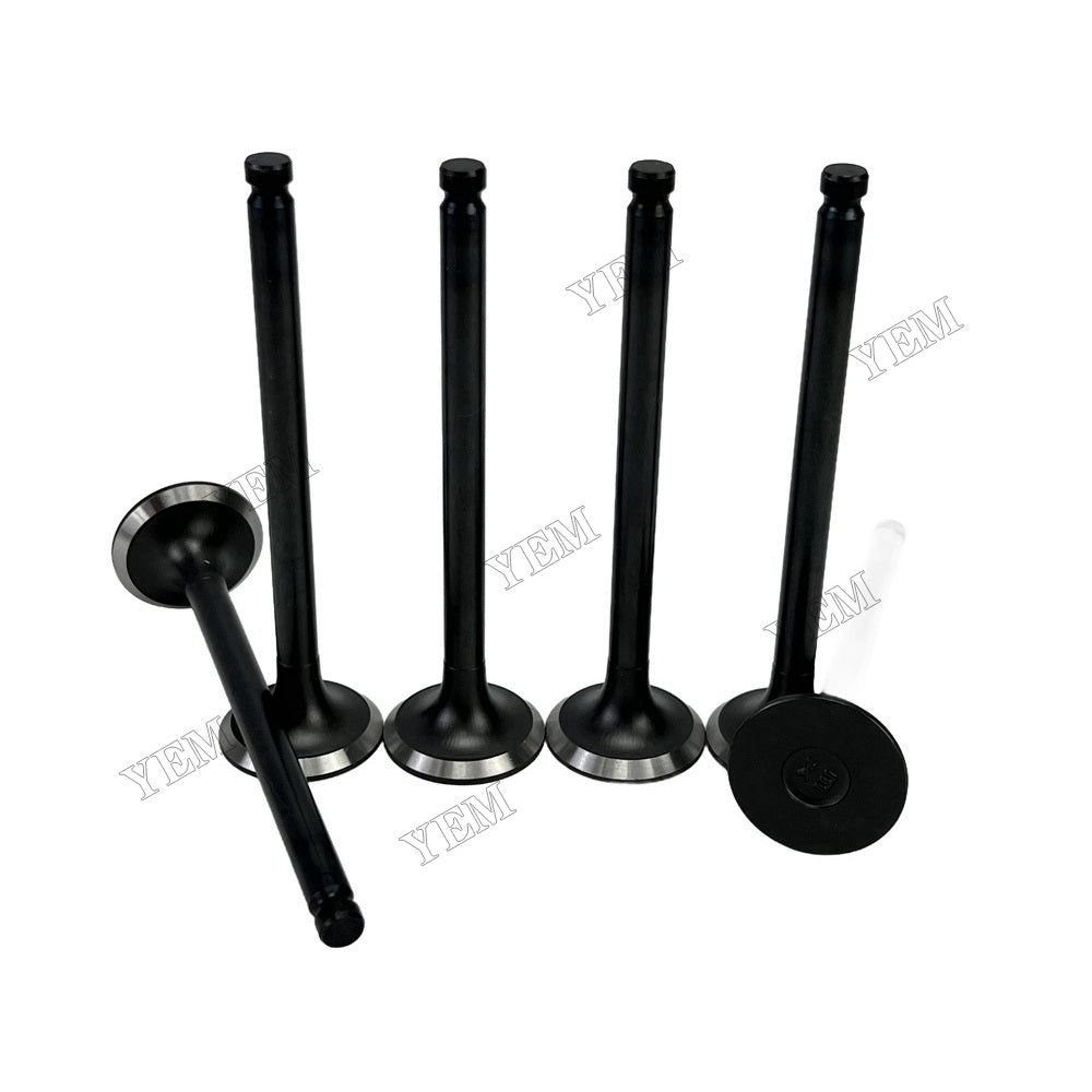 YEM Parts 6PCS For Nissan Exhaust Valve SD33 Engine Yang FD 3 diesel forklift