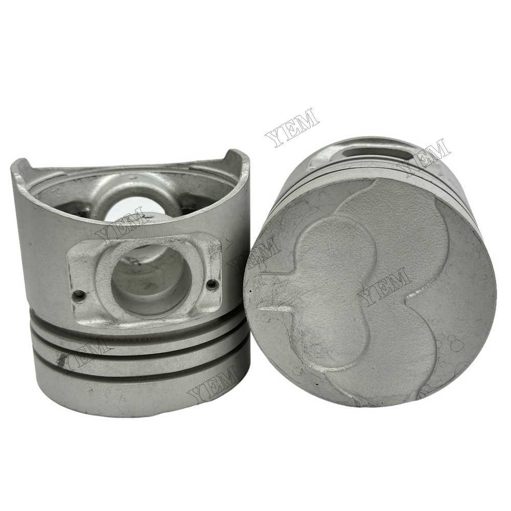 YEM Parts 4PCS For Nissan Piston + pin clip SD33 Engine Spare Parts For Nissan