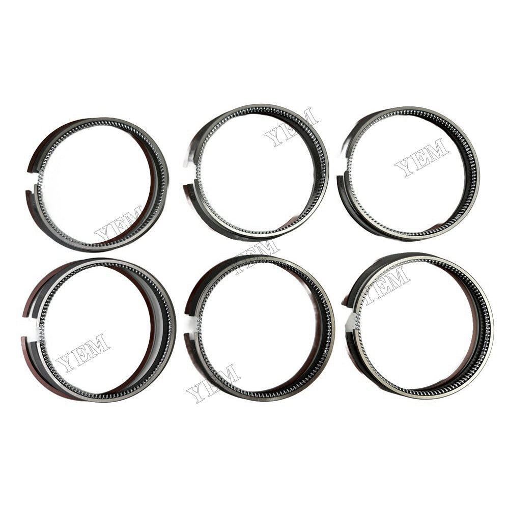 YEM Parts 4PCS For Nissan Piston Ring STD Size SD33 Engine Spare Parts