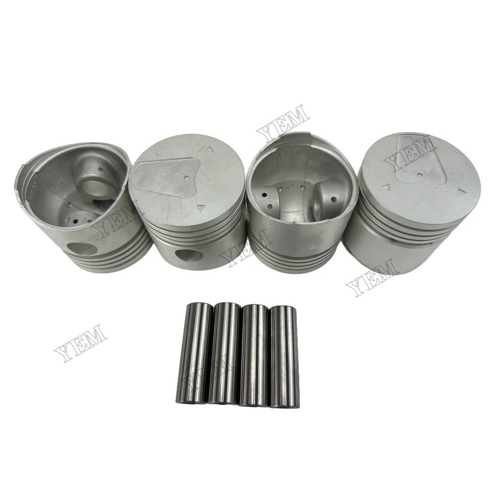 YEM Parts 4PCS For Mitsubishi Piston With Pin K4D Engine Spare Parts