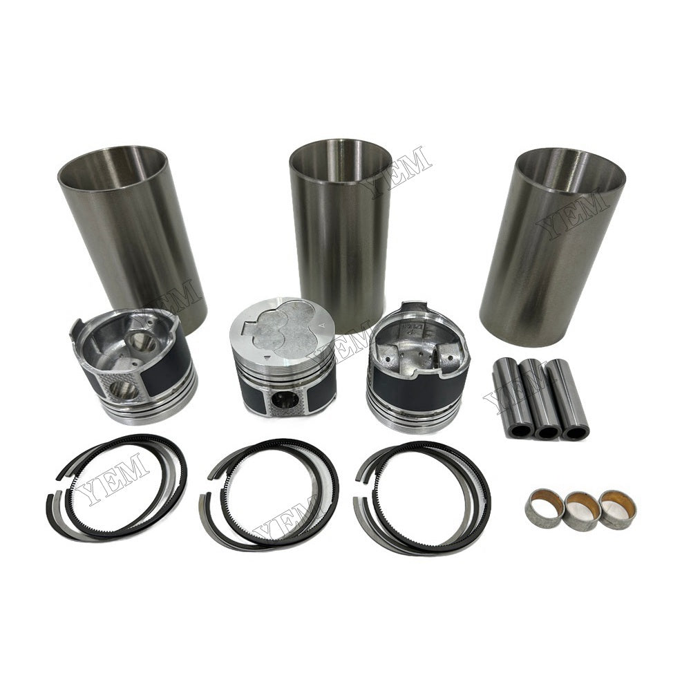 YEM Parts high quality L3C Cylinder Liner Kit For Mitsubishi L3C Truck Engine
