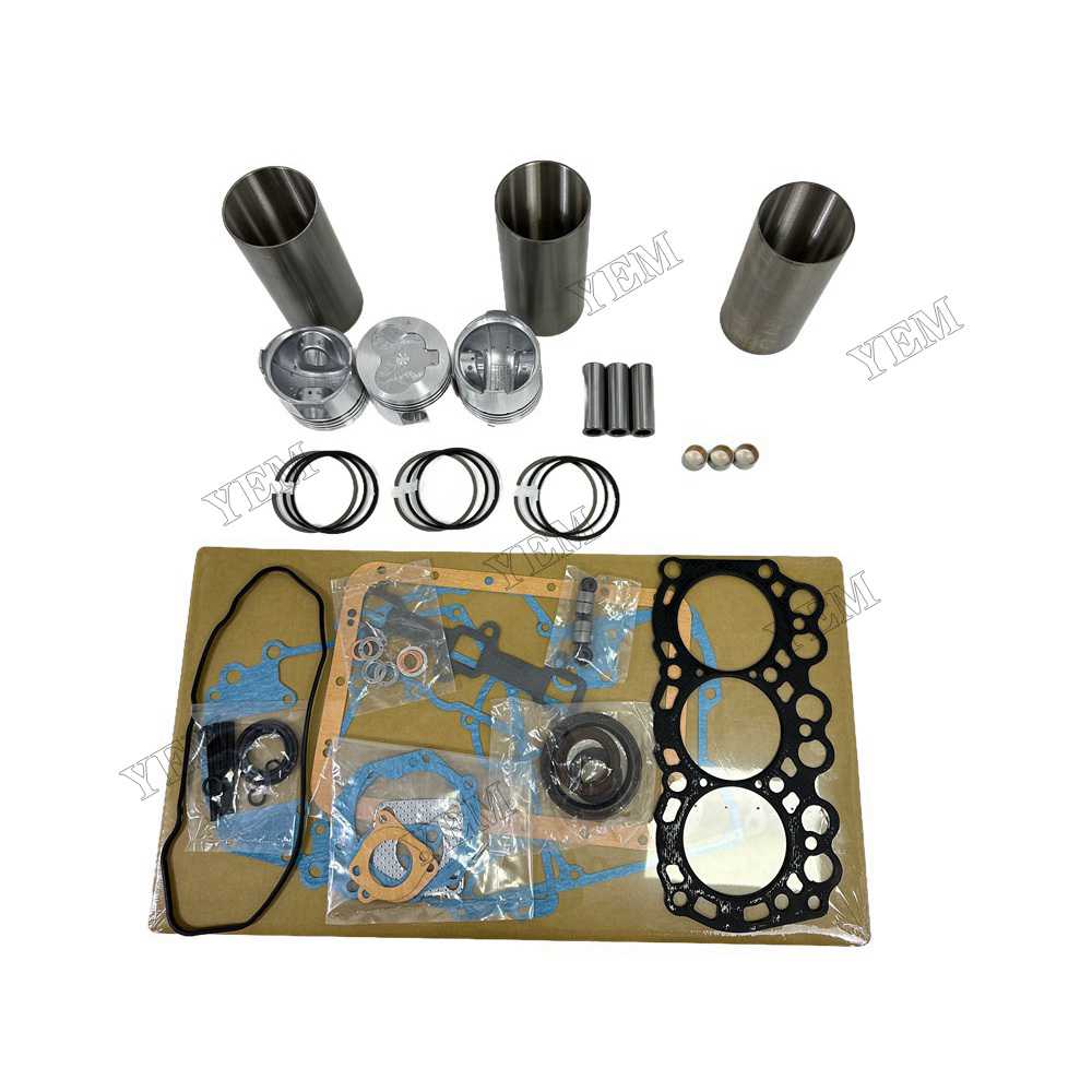 YEM Parts high quality L3E Overhaul Kit With Gasket Set For Mitsubishi L3E Engine For Mitsubishi
