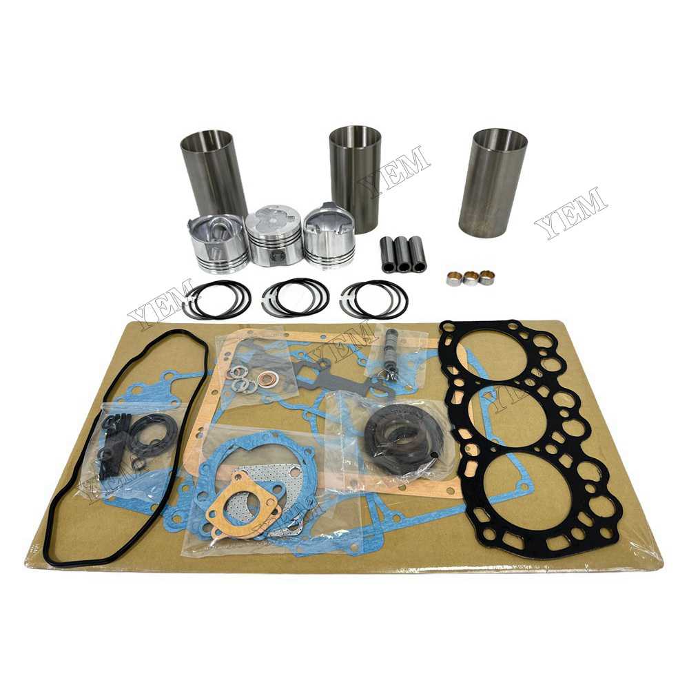 YEM Parts high quality L3E Overhaul Kit With Gasket Set For Mitsubishi L3E Engine For Mitsubishi