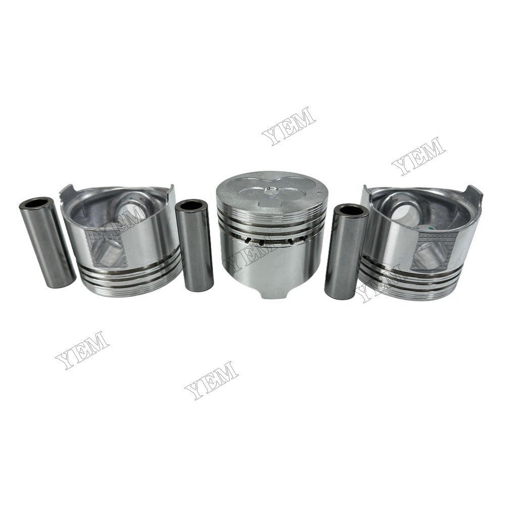 YEM Parts 3PCS For Mitsubishi Piston With Pin L3E Engine Spare Parts