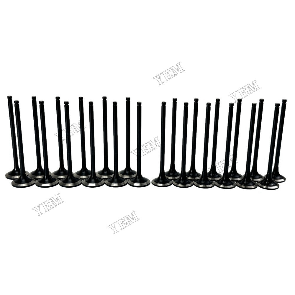 YEM Parts 37104-10100 37104-35000 Intake and exhaust valves For Mitsubishi S12N Engine For Mitsubishi