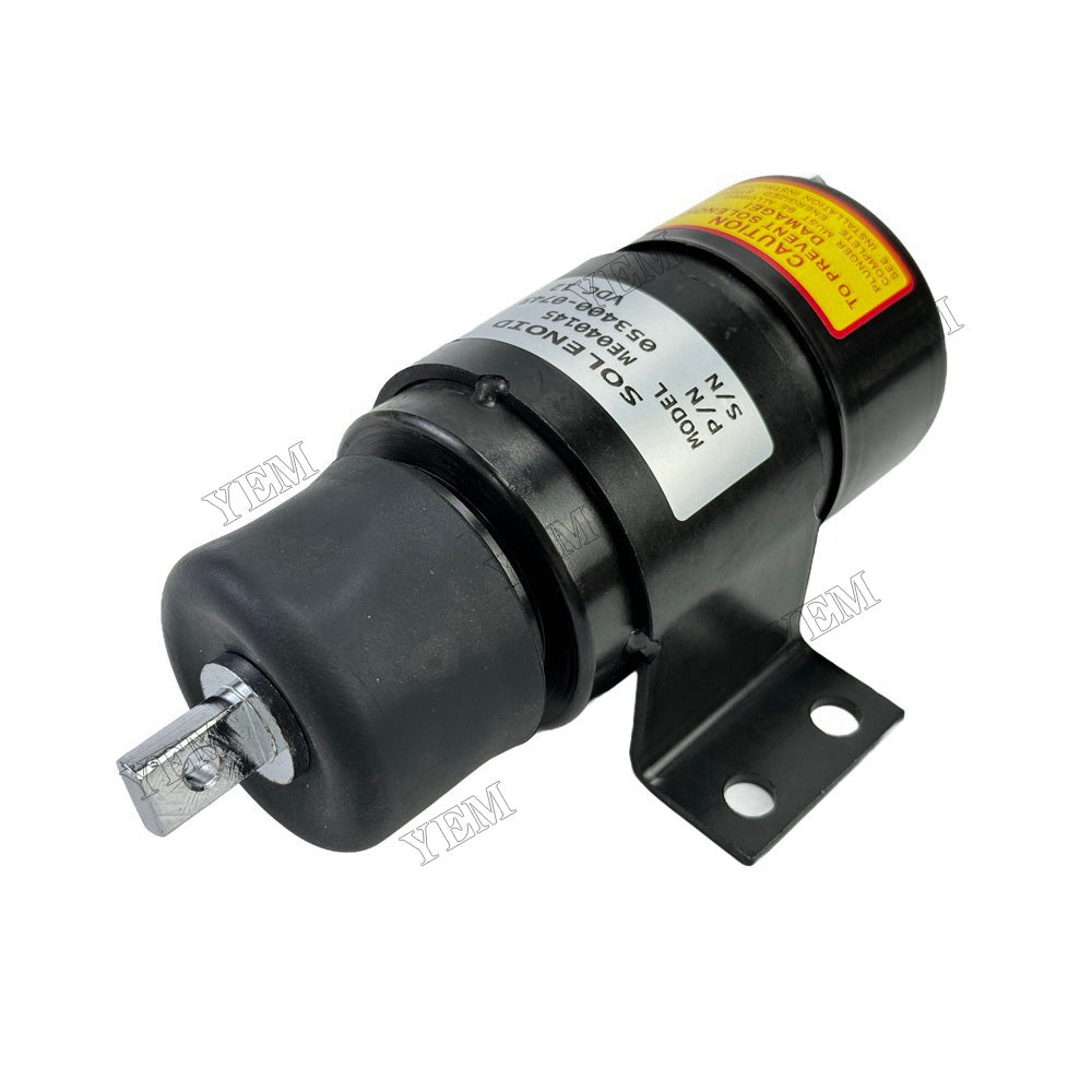 YEM Parts ME040145 053400-0745 053400-7100 Solenoid Valve 12V for Mitsubishi Engine For Mitsubishi