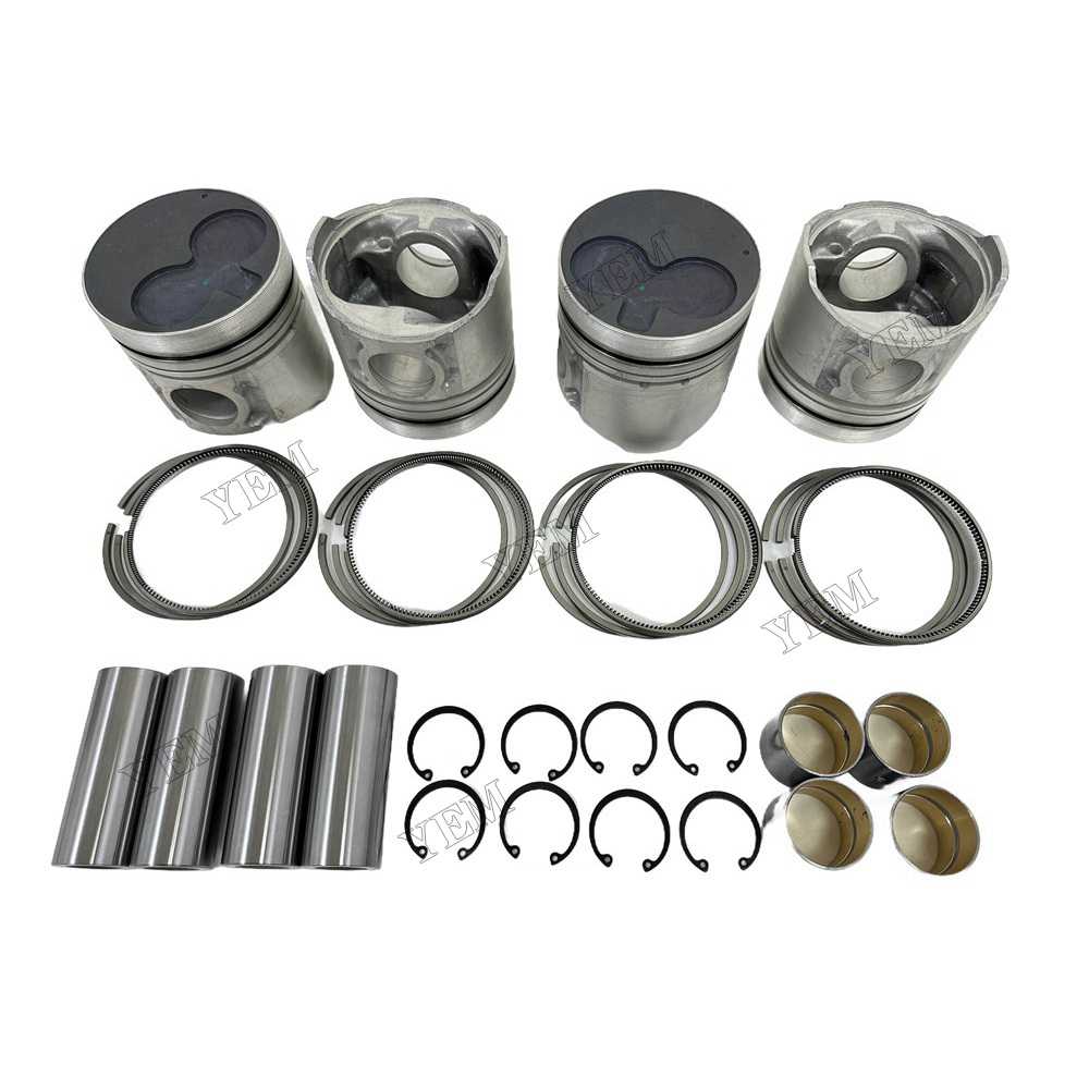 YEM Parts 4PCS For Isuzu Piston and Ring set 4BD2 Engine Spare Parts