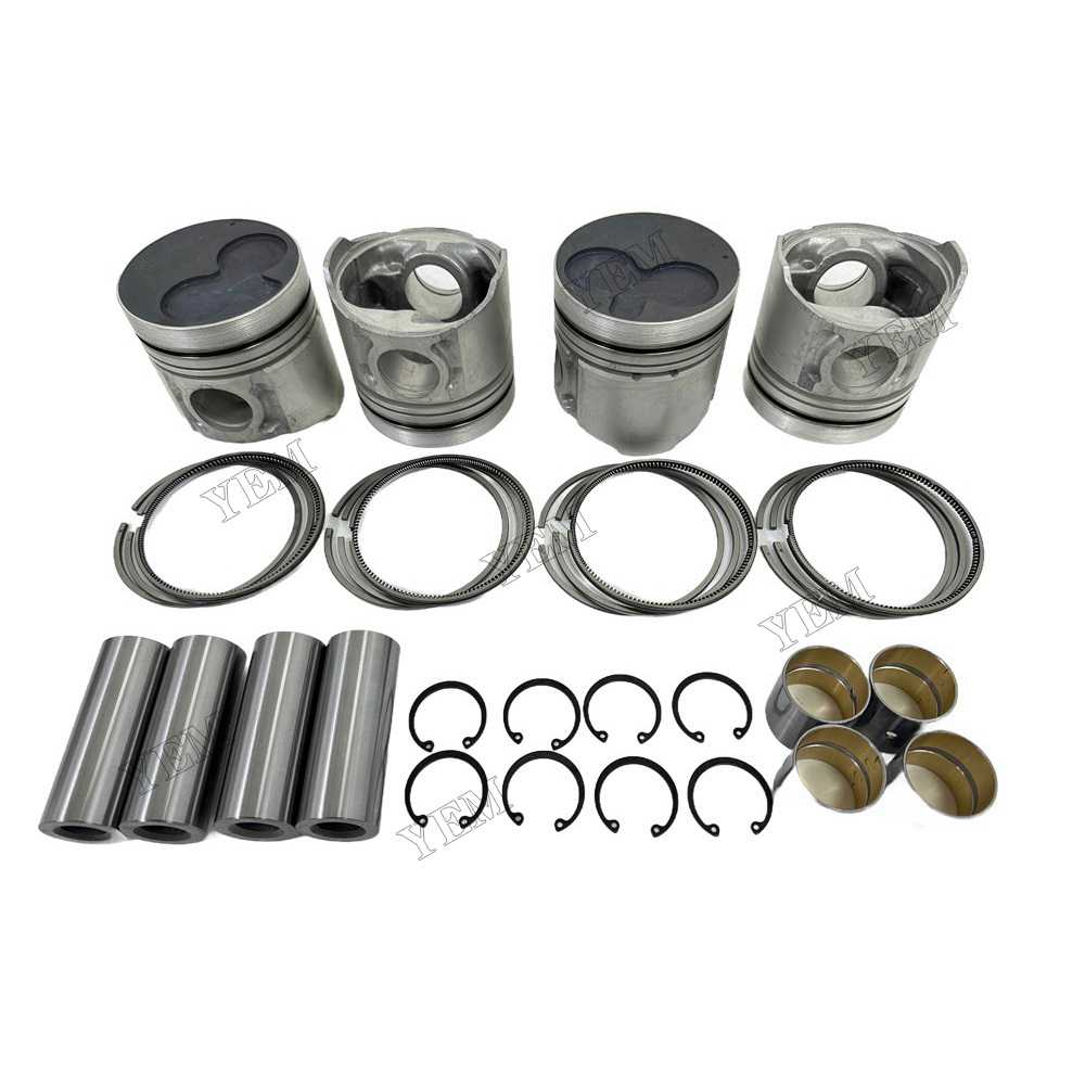 YEM Parts 4PCS For Isuzu Piston and Ring set 4BD2 Engine Spare Parts For Isuzu