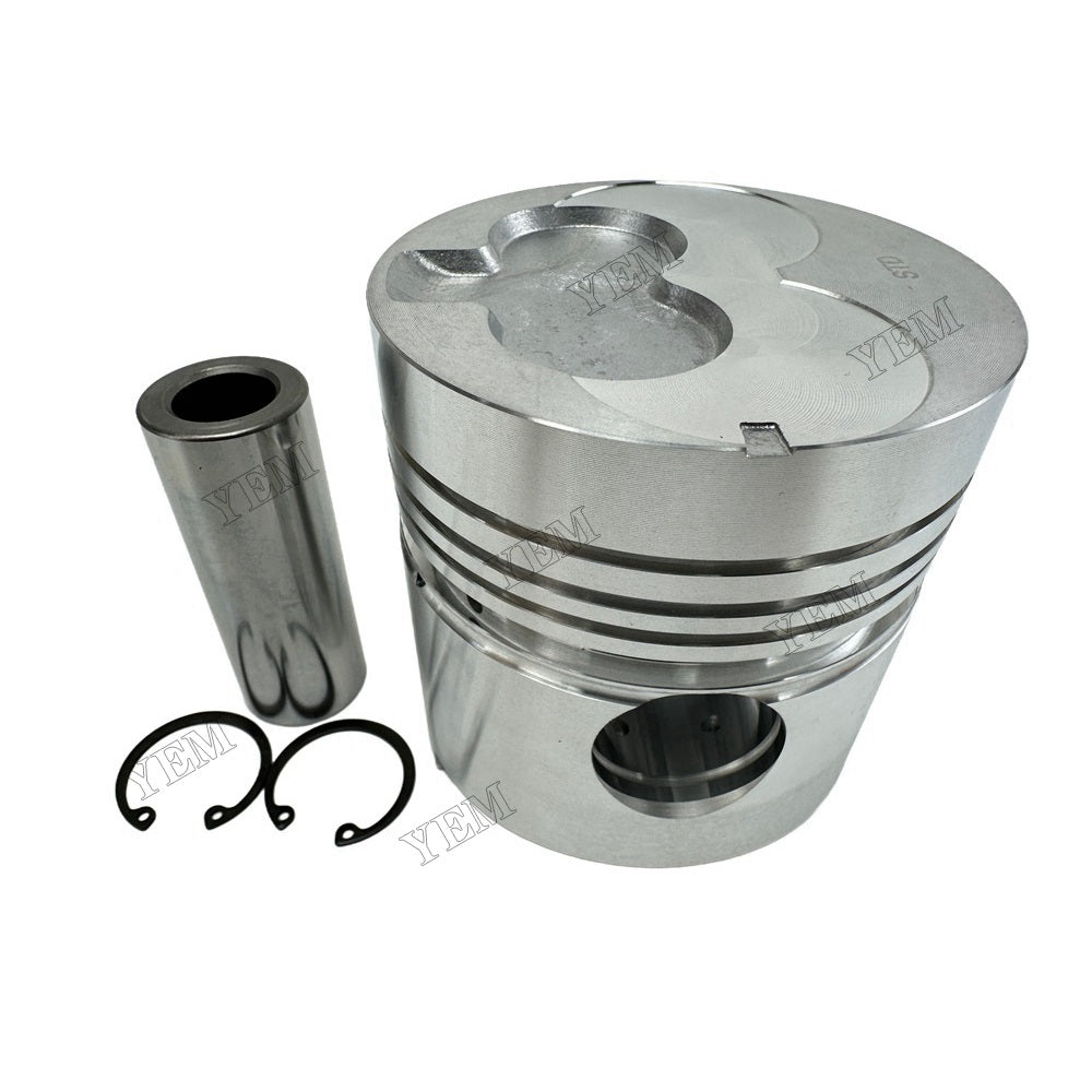 YEM Parts 4PCS For Isuzu Piston + pin clip C240-4 Engine Spare Parts For Isuzu
