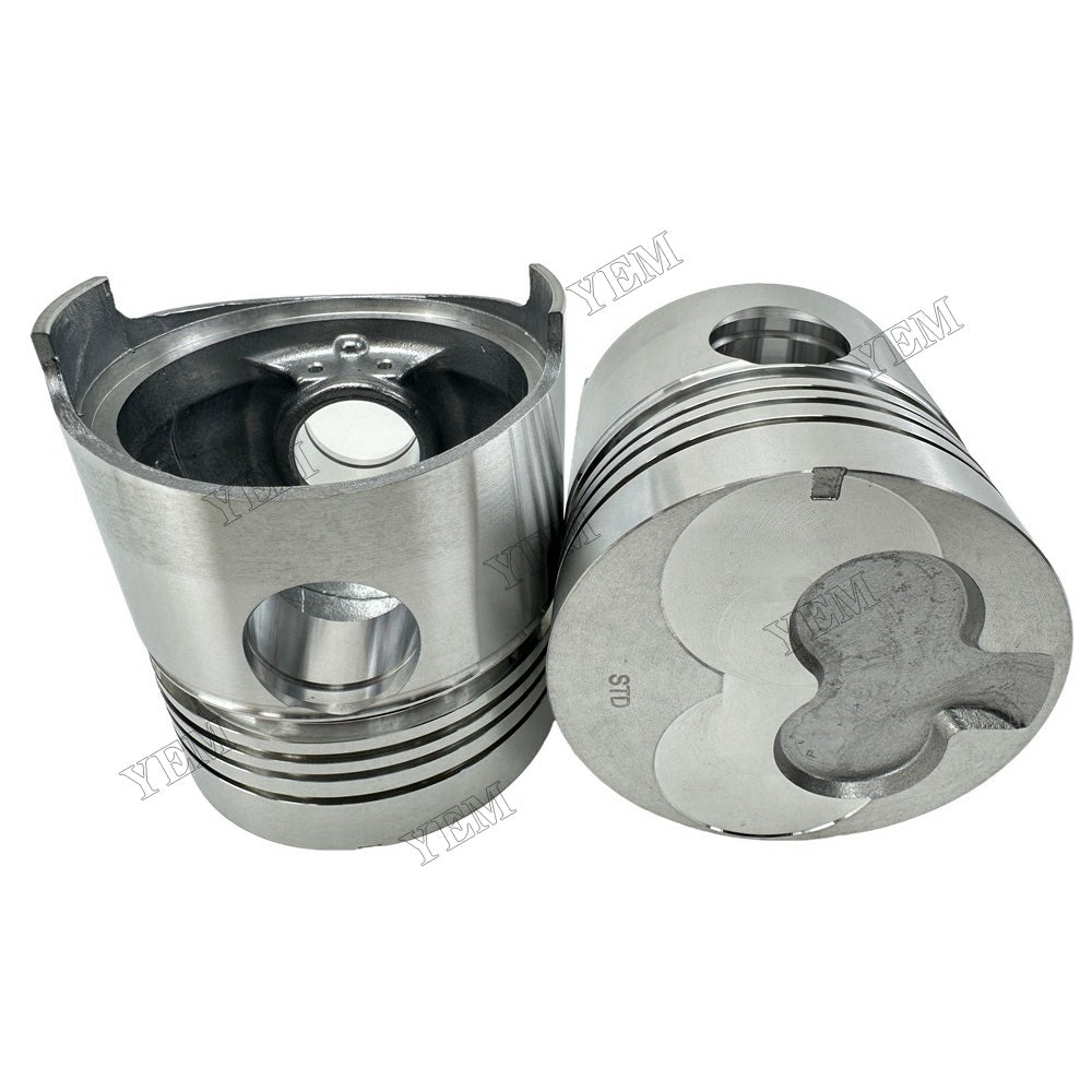 YEM Parts 4PCS For Isuzu Piston + pin clip C240-4 Engine Spare Parts For Isuzu