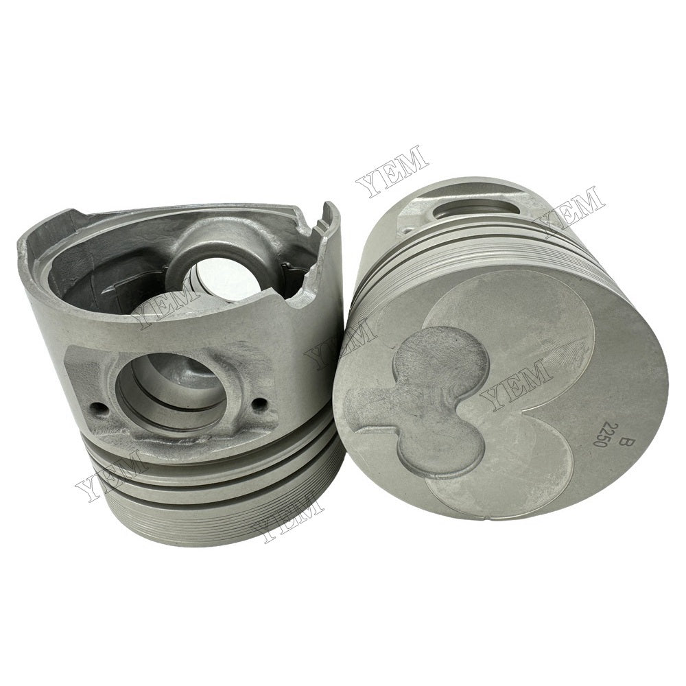 YEM Parts 4PCS For Isuzu Piston + pin clip C240 Engine Spare Parts For Isuzu