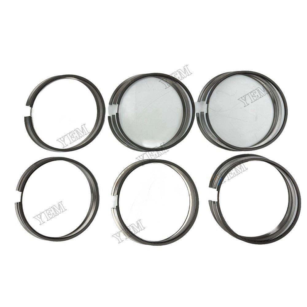 YEM Parts 6PCS 0000982309 0000977831 Piston Ring STD Size For Deutz TCD6.1L6 Engine For Deutz