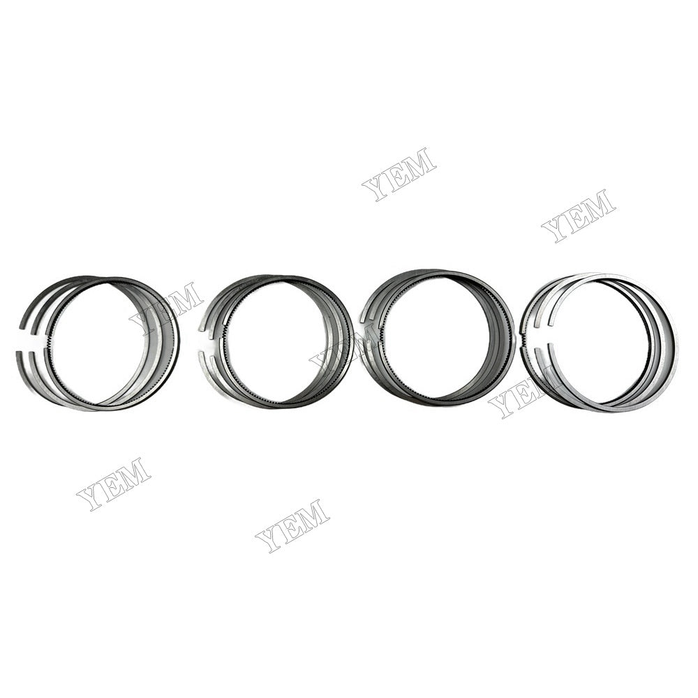 YEM Parts 4PCS For Perkins Piston Ring STD Size 404C-15 Engine Spare Parts