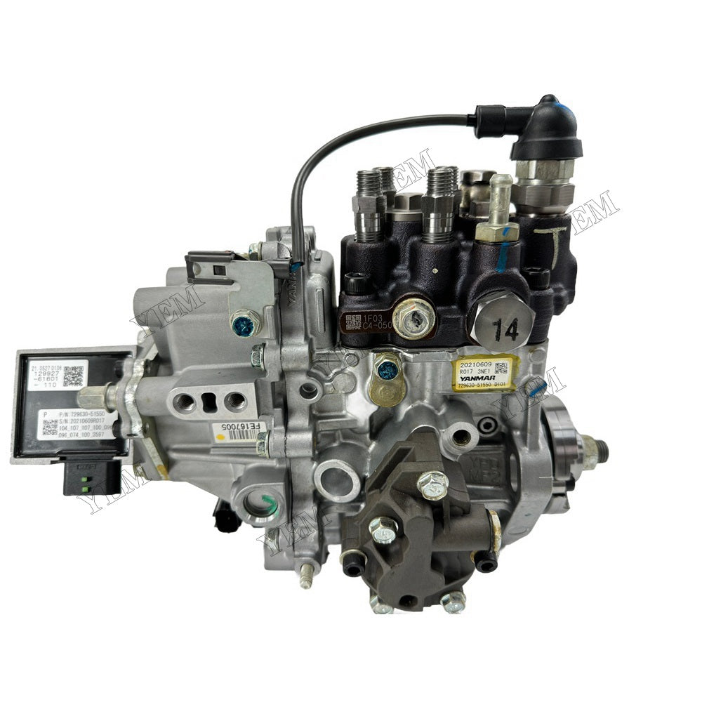 YEM Parts 4TNV88 Fuel Injection Pump Assy 729630-51550 For Yanmar 4TNV88 Engine