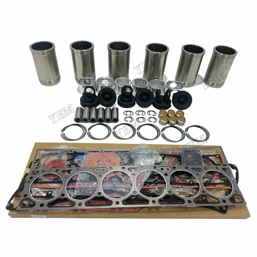 YEM Parts 6 PCS Overhaul Kit With Gasket Set For Cummins M11 Engine O&K RH 23.5 excavator