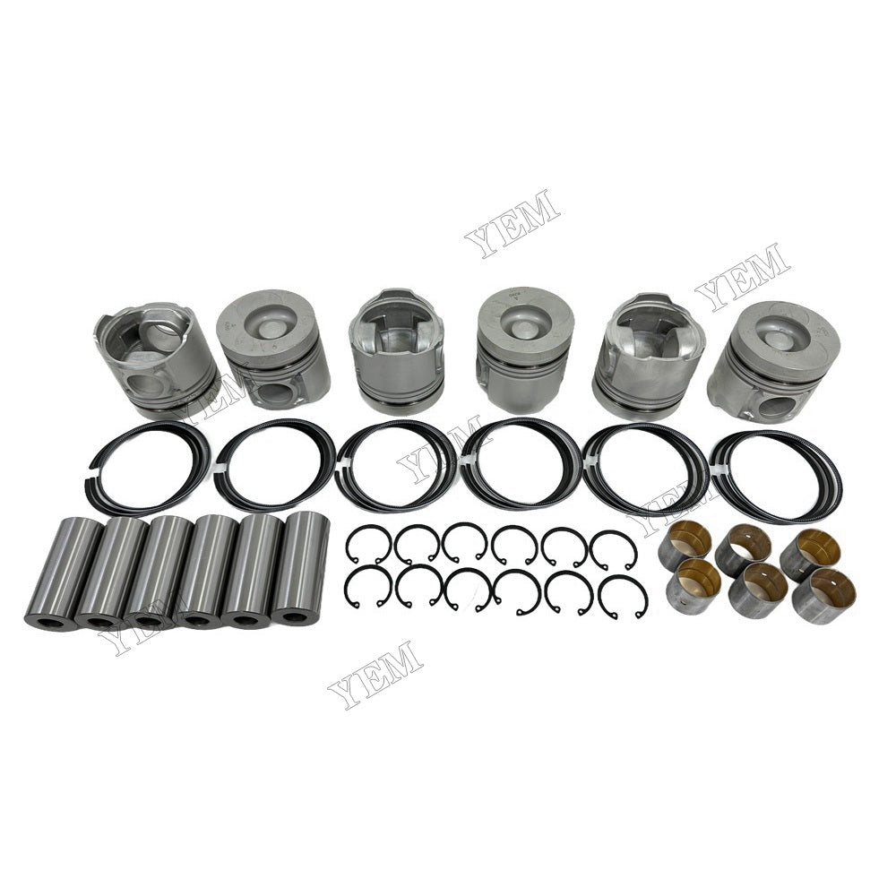 YEM Parts For Doosan Piston and Ring set DB58 Engine Daewoo DH130-2 excavator