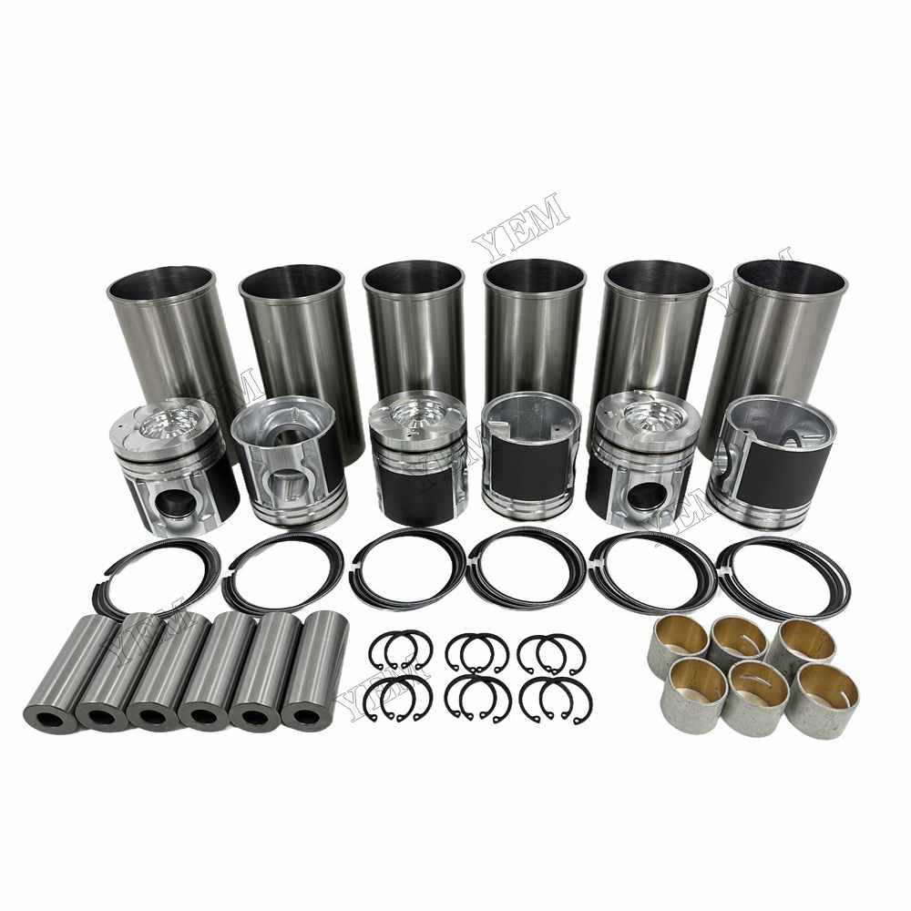 YEM Parts high quality DE08 Cylinder Liner Kit For Doosan DE08 Excavator Engine For Doosan