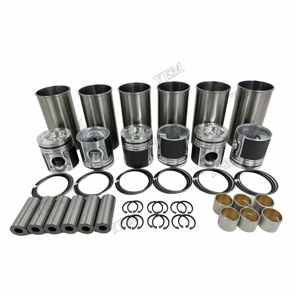 YEM Parts high quality DE08 Cylinder Liner Kit For Doosan DE08 Excavator Engine For Doosan