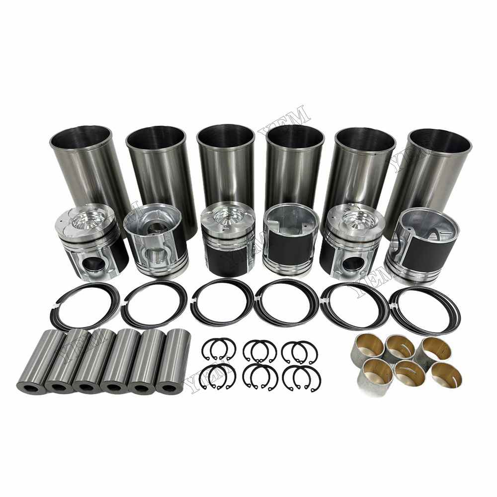 YEM Parts high quality DE08 Cylinder Liner Kit For Doosan DE08 Excavator Engine For Doosan