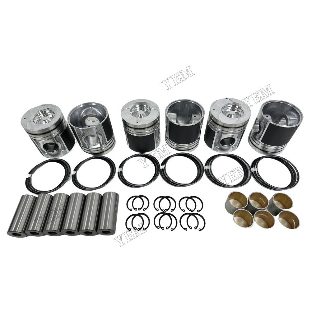 YEM Parts For Doosan Piston and Ring set DE08 Engine Spare Parts For Doosan