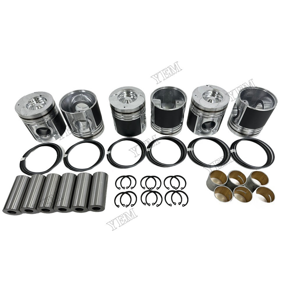 YEM Parts For Doosan Piston and Ring set DE08 Engine Spare Parts For Doosan