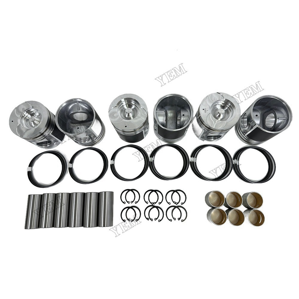 YEM Parts For Doosan Piston and Ring set DE08 Engine Spare Parts For Doosan
