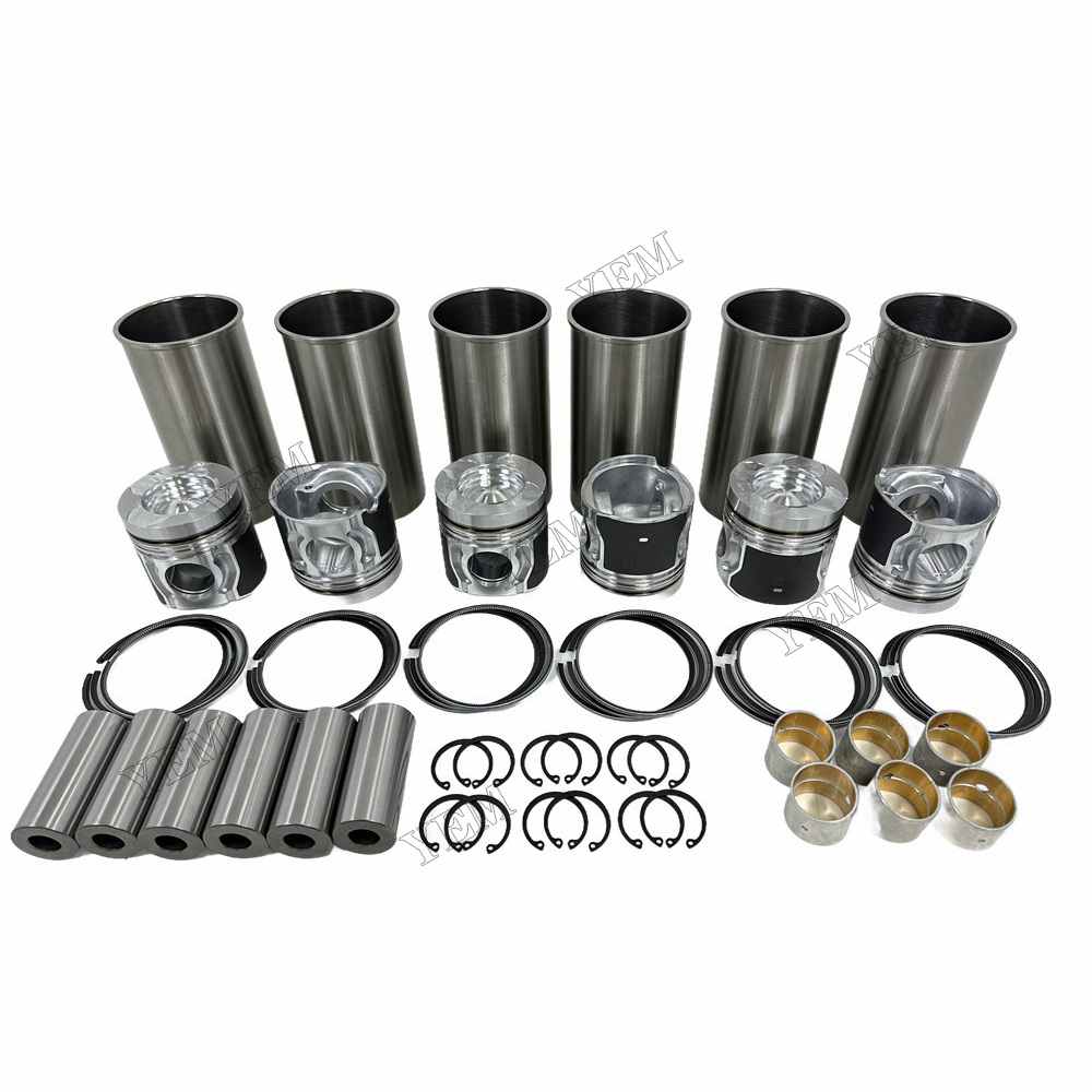 YEM Parts high quality DL06 Cylinder Liner Kit 0477A For Doosan DL06 Excavator Engine For Doosan