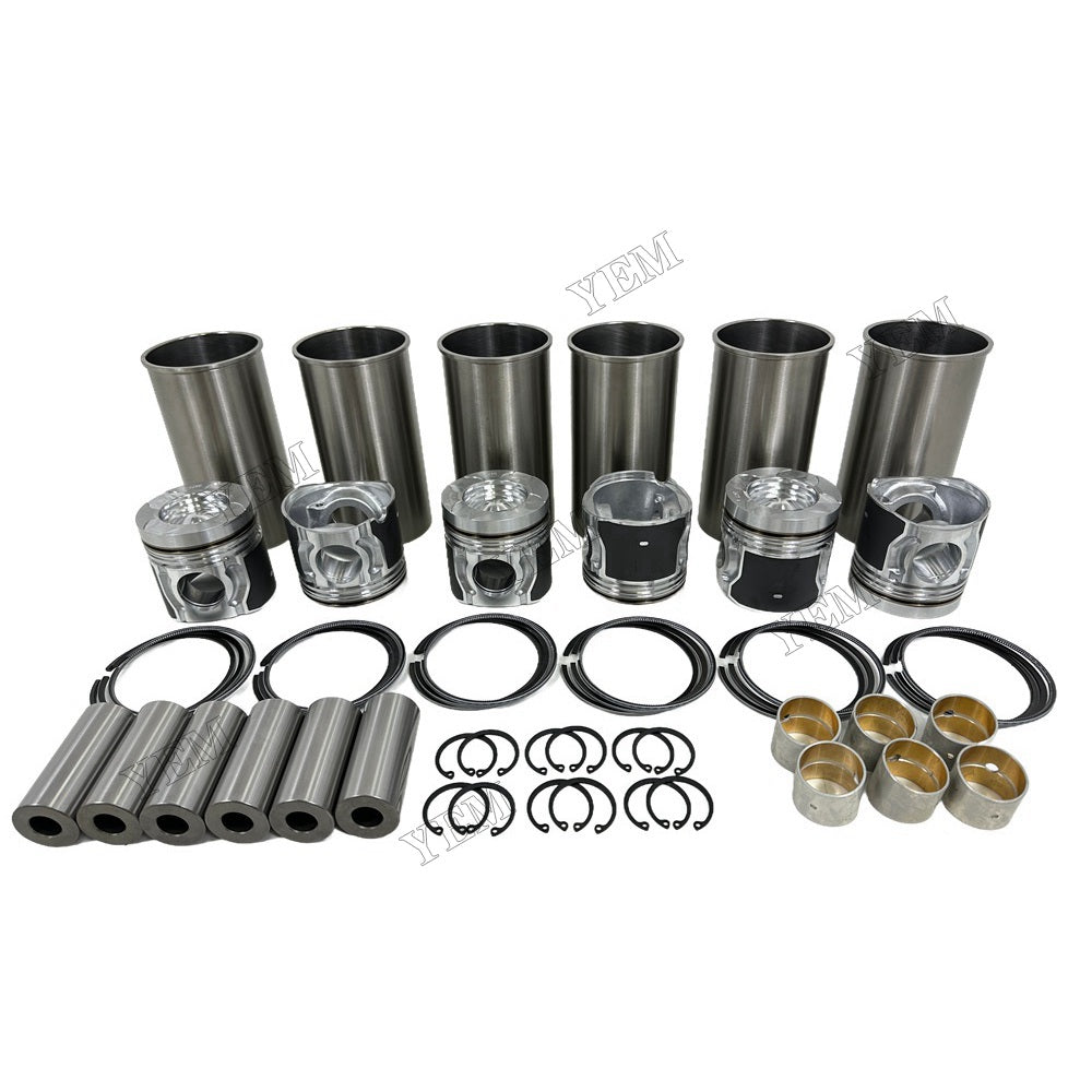 YEM Parts high quality DL06 Cylinder Liner Kit 0477A For Doosan DL06 Excavator Engine For Doosan