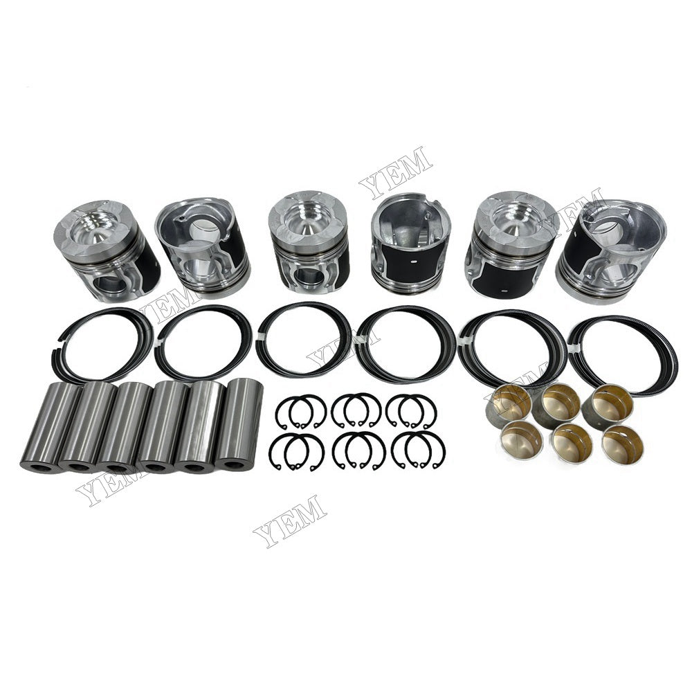 YEM Parts Part Number 0477A Piston With Rings For Doosan DL06 Engine DX 140 W excavator For Doosan