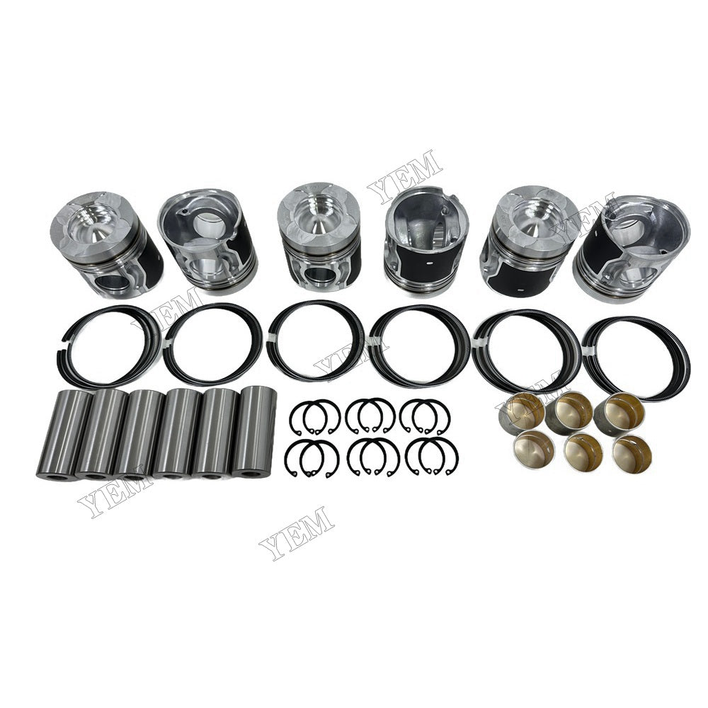 YEM Parts Part Number 0477A Piston With Rings For Doosan DL06 Engine DX 140 W excavator For Doosan
