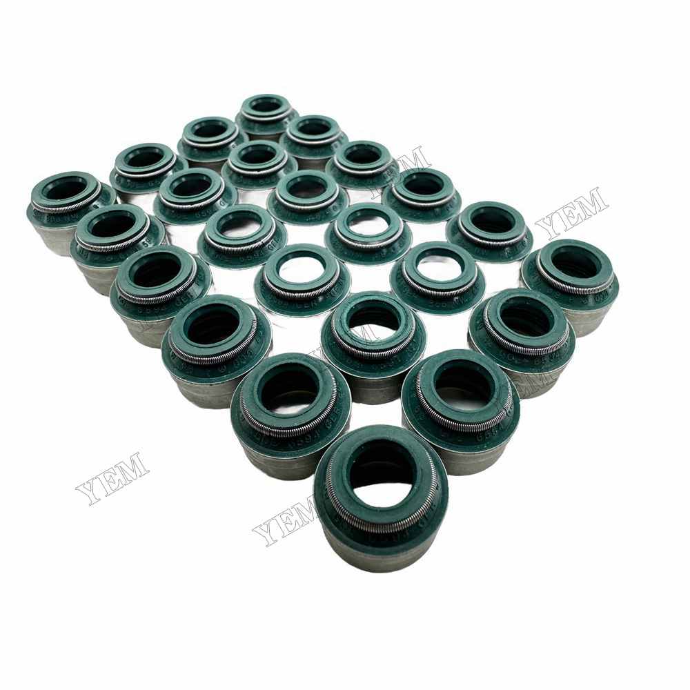 YEM Parts 24 PC For Volvo Valve Oil Seal D12D Engine Spare Parts EC360CHR excavator For Volvo