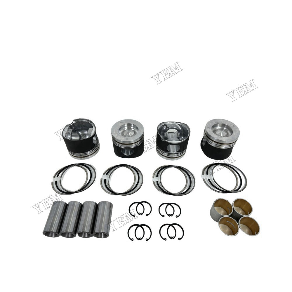 YEM Parts 4PCS For Volvo Piston and Ring set D4D Engine Spare Parts For Volvo