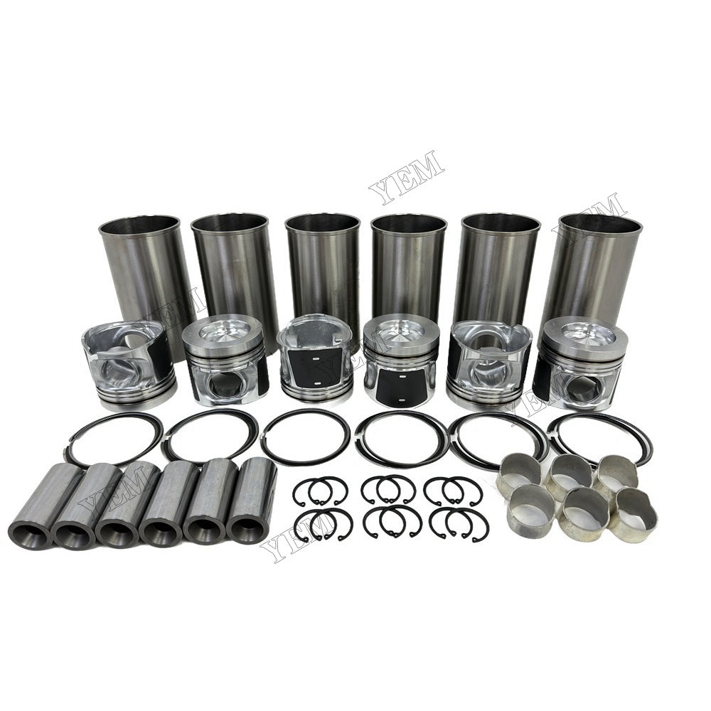 YEM Parts high quality D6E Cylinder Liner Kit For Volvo D6E Truck Excavator Engine For Volvo