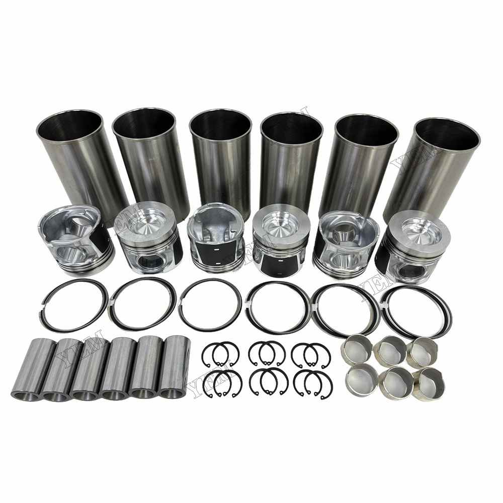 YEM Parts high quality D6E Cylinder Liner Kit For Volvo D6E Truck Excavator Engine For Volvo